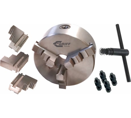 Патрон токарный 3-х кулачковый 7100-0035П К11-250С6 (250 мм) GRIFF b208166