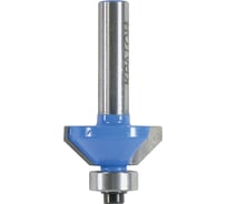 Фреза кромочная конусная с подшипником (26.5х52 мм; 45 градусов; H 8 мм; хвостовик 8 мм) Кратон 1 09 03 030