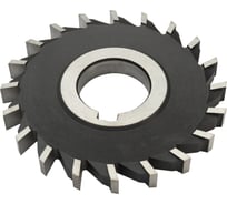 Фреза дисковая трехсторонняя с прямым зубом (80x10x27 мм, Z=18, Р6М5) ИПК 2240-0208