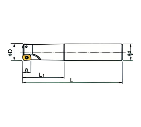 Фреза корпусная ASR C25-25-150-3T STV KF000018