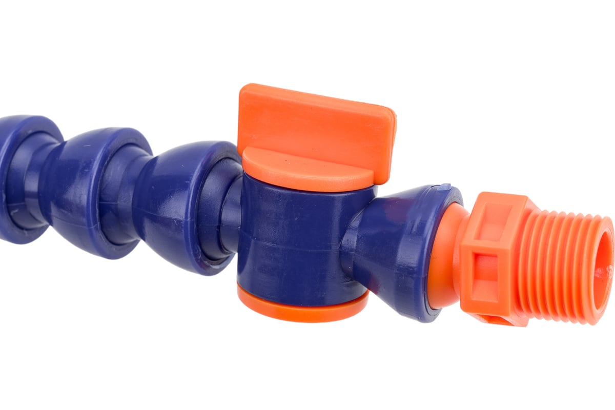 Трубка гибкая с круглым соплом и вентилем JT-C3/8 450 мм, G3/8", для ...