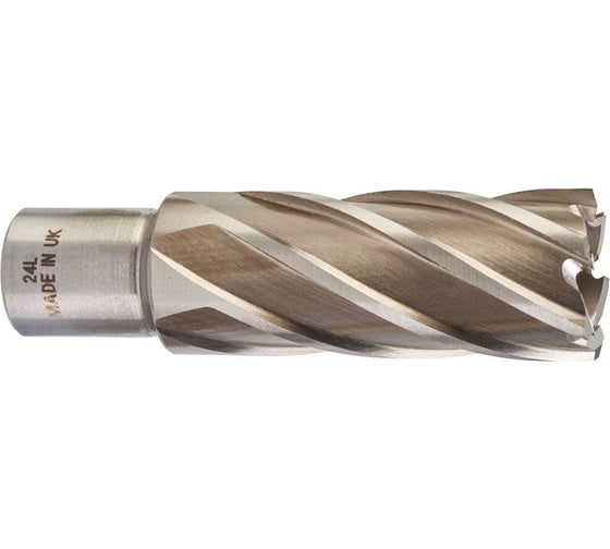 Кольцевая фреза HSS (24х50 мм; Weldon 19) Milwaukee 4932343299 1