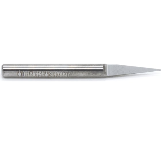 Гравер конический V-образный 0.1х3.175х40 мм LC20801501 Tideway 11845 1