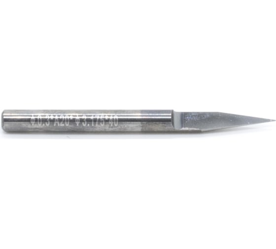 Гравер конический V-образный 0.3х3.175х40 мм LC20802003 Tideway 11859