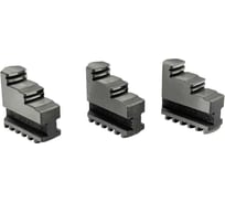 Кулачки прямые к патрону токарному 100 мм, 3-х кулачковому, шаг 6 мм, ширина 15 мм, паз 8 мм TORNERI 045674