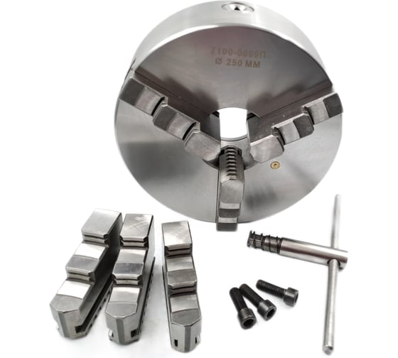 Патрон токарный 250 мм, 3-х кулачковый 7100-0009п (к11-250) TORNERI 045683