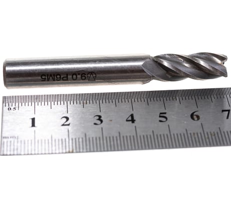 Фреза концевая (9х63х19 мм; Р6М5; 4-перая; ц/х) GRIFF a300040