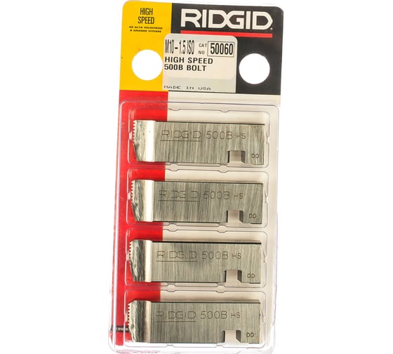 Гребенка резьбонарезная для болтов ISO RH HS М10х1.5 RIDGID 50060