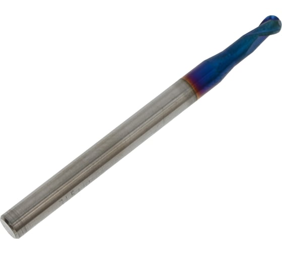 Фреза концевая сферическая 3x10x50x4 мм, VHM NaCo Biue 60 (HRC), Z=2 GEEFUN 11 567 210