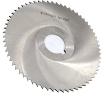 Фреза дисковая отрезная 125x2.0x27 мм, Р6М5, z=64, прорезной зуб, со ступицей, с ш/п TORNERI 043118