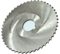 Фреза дисковая отрезная 100x2.5x22 мм, Р6М5, z=24, прорезной зуб, со ступицей, с ш/п TORNERI 044226