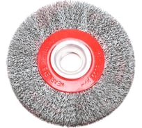 Щетка проволочная дисковая (125x20 мм; стальная волнистая 0.33 мм) VERTO 62H210