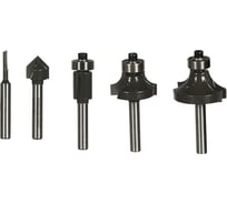 Набор фрез по дереву (5 шт; хвостовик 6 мм) Ryobi RAKRBS5 5132003828
