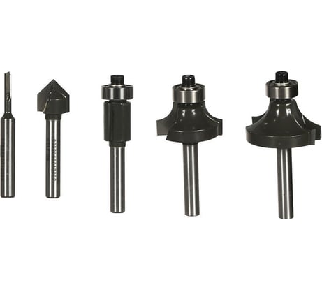Набор фрез по дереву (5 шт; хвостовик 6 мм) Ryobi RAKRBS5 5132003828
