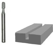 Фреза пазовая закругленная (хв- 6 мм, 6/10 мм) Metabo 623570000