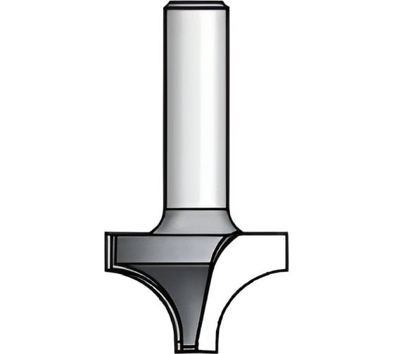 Фреза радиусная врезная 8 мм, 22.2 мм, 14 мм хвостовик 8 мм WPW RV08005 1