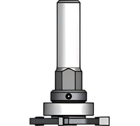 Фреза дисковая z3 паз 5 47.6 мм + оправка крепление с торца, хвостовик 12 мм WPW NU05002