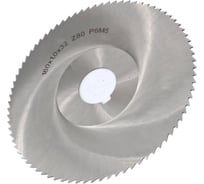 Фреза дисковая отрезная 160x1.0x32 мм, Р6М5, z=80, прорезной зуб, со ступицей, с ш/п TORNERI 044210