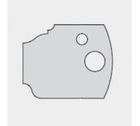Нож для фрезы мультисистема HSS филенка волна дверь 40x20x4 мм Dimar 3307940