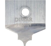 Нож для фрезы острый угол фасад R3.2 B6.35 пятка 0.8, для оправки G1853x19 Dimar 3185101