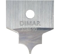 Нож для фрезы острый угол фасад R8 B15 пятка 0.8, для оправки G1853x19 Dimar 3185104