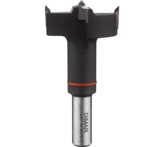 Сверло присадочное чашечное левое 35x68 мм, L70. хвостовик 10x26 мм Dimar 2031497 1