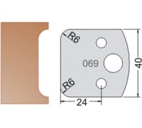 Нож мультисистема HSS двойная галтель R6 40x20x4 мм Dimar 3306940