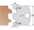 Нож мультисистема HSS фристайл R8;8 50x20x4 мм Dimar 3301750 1