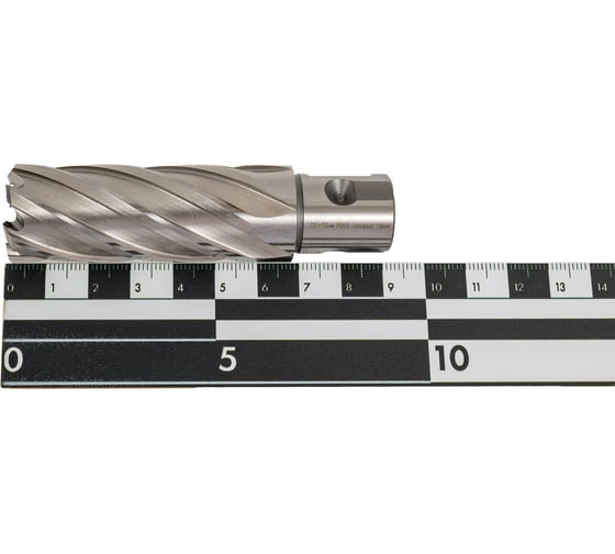 Сверло корончатое по металлу Р6М5/М2 23x55 мм WOLFSTAR cw00088