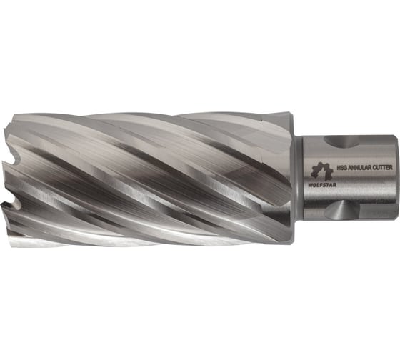 Сверло корончатое по металлу Р6М5/М2 24x55 мм WOLFSTAR cw00089