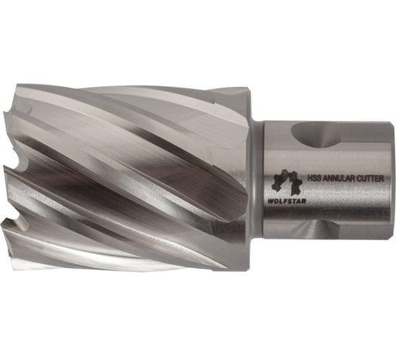 Сверло корончатое по металлу Р6М5/М2 35x30 мм WOLFSTAR cw00074 1
