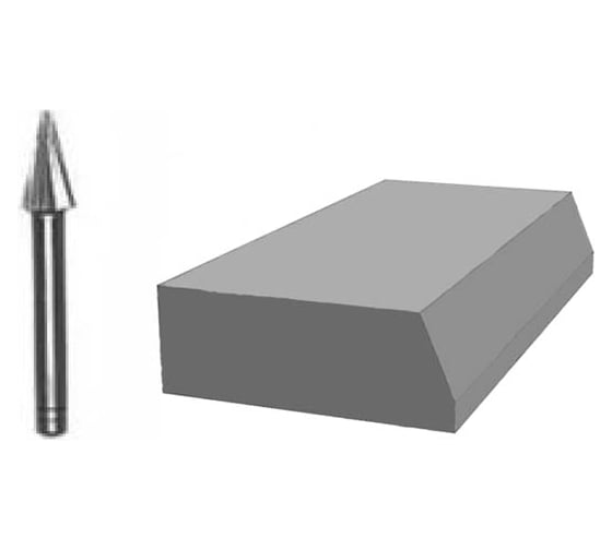 Фреза кромочная (хв-6 мм,10 мм) Metabo 623574000