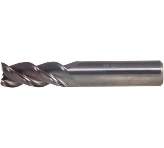 Фреза концевая 8x8х20x60 мм, 3F, HRC45, по алюминию, ц/х, к40, цельная PANDA CNC mf32005 1