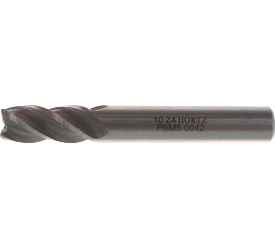 Фреза концевая (10 мм; z=4; Р6М5) HORTZ 351912