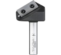 Фреза V паз 130 гр. сменные ножи, 54x12.7 мм, L77, Z2, хвостовик 12 мм Dimar 1053669