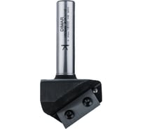 Фреза V паз 110 гр. сменные ножи, 44.2x15.5 мм, L81, Z1, хвостовик 12 мм Dimar 1053649