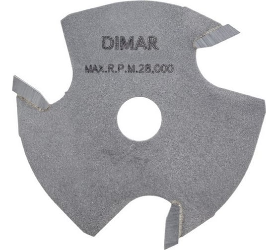 Фреза дисковая Z3 торцевой паз 2.5x12.8 мм, D47.6 посадка 7.94 для оправки Dimar 1080790 1
