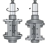 Фреза двойная фаска R3 90x18-58 мм, L186, Z2+2+2 сменные ножи, хвостовик 25x55 мм Dimar 852413H