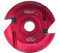 Фреза насадная филенка профиль 3 156x17x50.5 мм, Z2, сменные ножи, посадка 30 мм Dimar 7420471