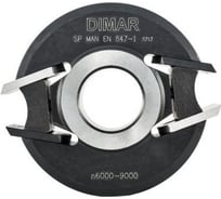 Фреза насадная мультипрофиль 114x40 мм Dimar 7760081