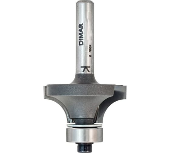 Фреза фаска радиусная R38.1 88.9x44.5х105 мм, подшипник, хвостовик 12 мм Dimar 1090349 1