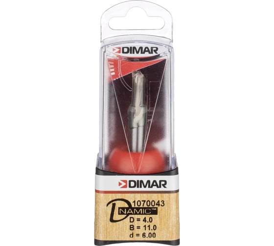 Фреза пазовая монолит 4x11х51 мм ZsoLid 2 хвостовик 6 мм Dimar 1070043