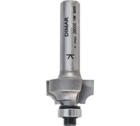 Фреза фаска радиусная R6 и ступенька 24.7x12х55 мм, подшипник, хвостовик 8 мм Dimar 1199105