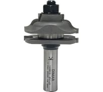 Фреза комплект фасад римский 41x22 мм, L76, подшипник, хвостовик 12 мм Dimar 1430019