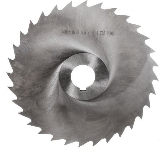 Фреза отрезная (200x4x32 мм; тип 3; z=32; Р6М5) HORTZ 206310