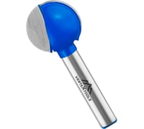 Фреза пазовая галтельная хв-к 8 мм, d-24 мм, h-22 мм, r-12 мм, l-66.2 мм vertextools 3503-082224