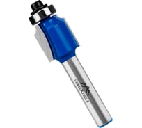 Фреза кромочная калевочная с подшипником 12.7 мм, хв-к 8 мм, d-16 мм, h 16 мм, b-1.5 мм, r-2 мм, l-60.3 мм vertextools 3514-081616