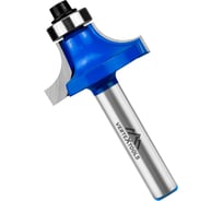 Фреза кромочная калевочная с подшипником 12.7 мм, хв-к 8 мм, d-32 мм, h-16 мм, b-9.5 мм, r-9.52 мм, l-59.5 мм vertextools 3514-081632