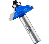 Фреза кромочная калевочная с подшипником 12.7 мм, хв-к 12 мм, d-41 мм, h-13 мм, r-6 мм, l-57.8 мм vertextools 3517-121341