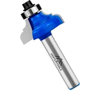 Фреза профильная с подшипником хв-к 8 мм, d-28.6 мм, h-12.7 мм, b-7.8 мм, r1-4 мм, r2-4 мм, l-57 мм vertextools 3528-081329